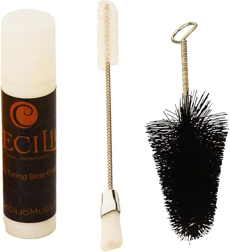 Cecilio Clarinet Care & Maintenance Kit, All in One Accessories Set with Hanky Swab, Mouthpiece Brush, Polishing Cloth, Key Brush, Cork Grease - Image 4